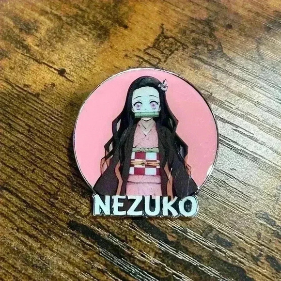 Demon Slayer Nezuko Kamado Blood Demon  Pin Club Anime Exclusive Enamel Pin 2” - Picture 1 of 4